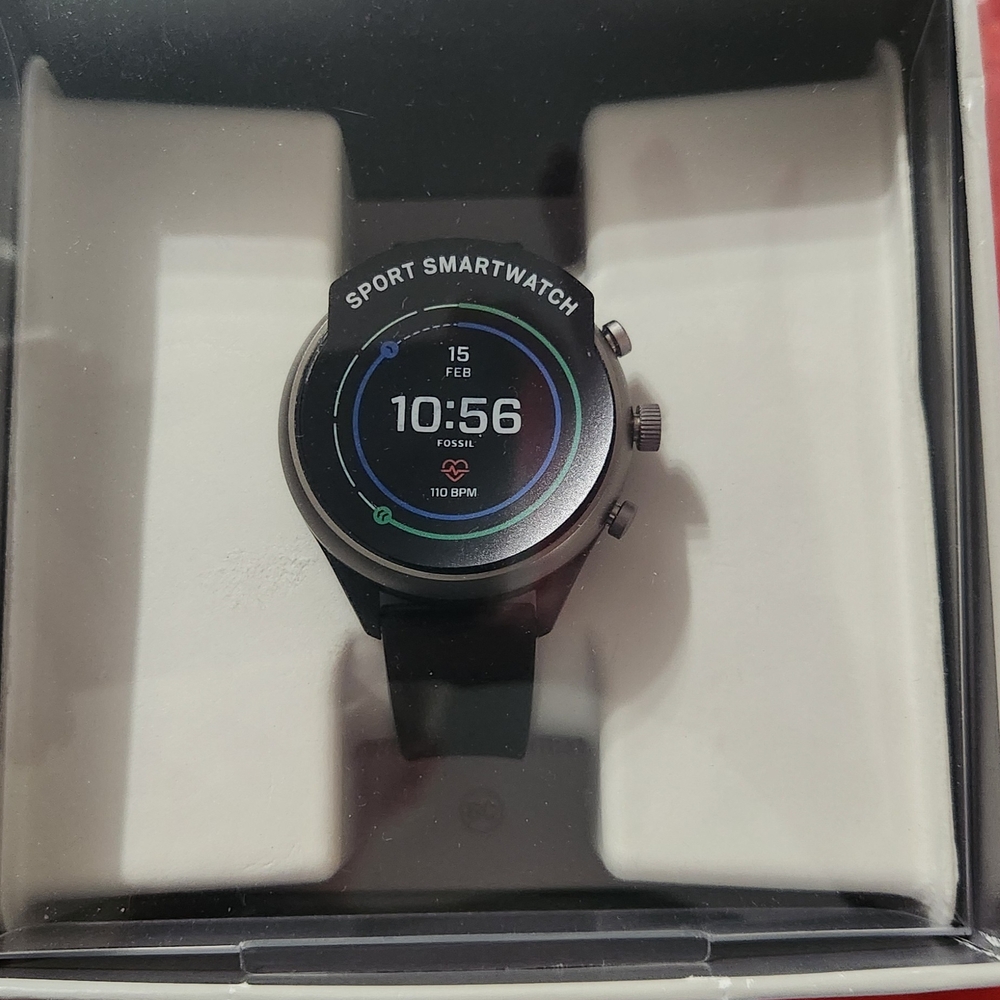 Fossil Black Sport Smartwatch
